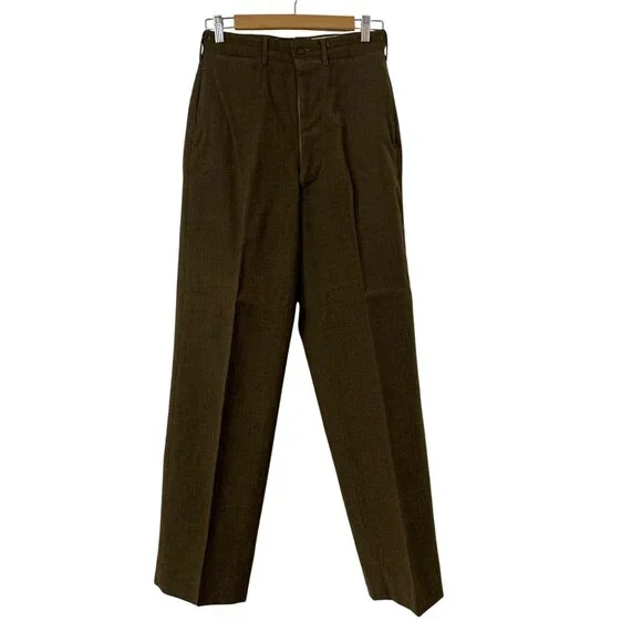 1950s Era U.S. Army Uniform Set: Ike Jacket, Pants + Hat 38R Wool Olive Green - Picture 10 of 16